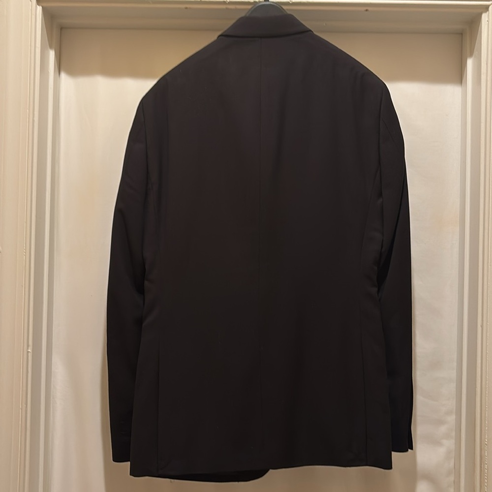 Gently Worn Men’s Wearhouse EGARA Extreme Slim Fit -Black Blazer- Worn Once 38R - Picture 6 of 10